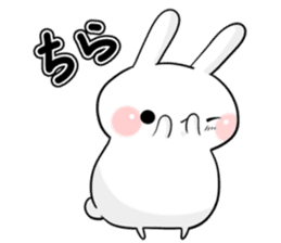 Snow rabbits sticker #10745956