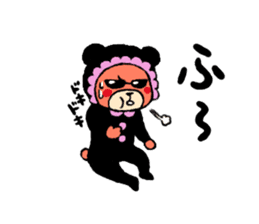baby bear yakuza sticker #10745985