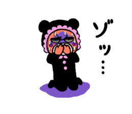 baby bear yakuza sticker #10745986