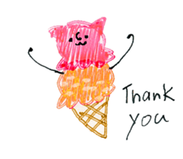 Ice cream cat ! sticker #10746555