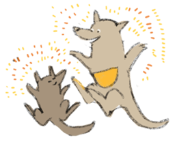 HAPPY and LUCKY sticker #10746722