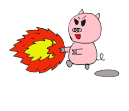 butasanpo sticker #10747161