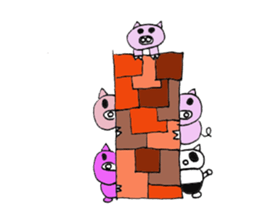 butasanpo sticker #10747164