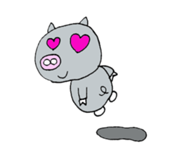 butasanpo sticker #10747168