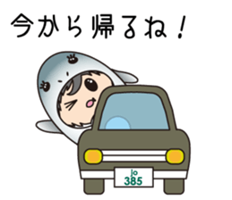 Sticker of cute fish sticker #10747255