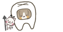 moka&yuruneko sticker #10747531