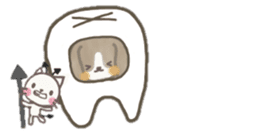 moka&yuruneko sticker #10747531