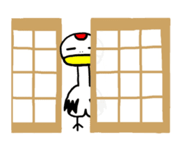 Grateful Crane "Chizuru" sticker #10747745