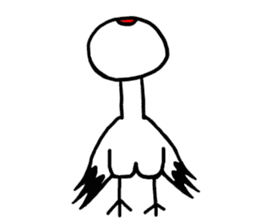 Grateful Crane "Chizuru" sticker #10747748