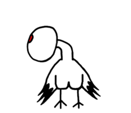 Grateful Crane "Chizuru" sticker #10747749