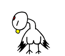 Grateful Crane "Chizuru" sticker #10747750