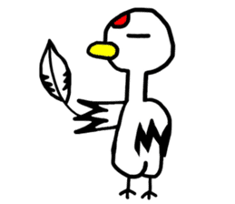 Grateful Crane "Chizuru" sticker #10747752