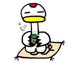 Grateful Crane "Chizuru" sticker #10747763