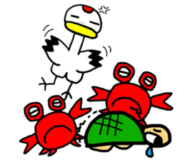 Grateful Crane "Chizuru" sticker #10747768