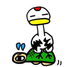 Grateful Crane "Chizuru" sticker #10747769