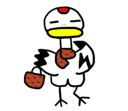 Grateful Crane "Chizuru" sticker #10747772