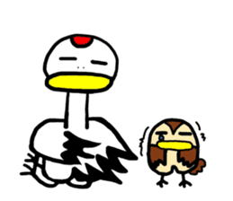 Grateful Crane "Chizuru" sticker #10747774