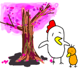 niwasuke & piyoko sticker #10748029