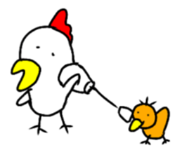 niwasuke & piyoko sticker #10748032