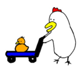 niwasuke & piyoko sticker #10748033