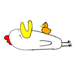 niwasuke & piyoko sticker #10748034