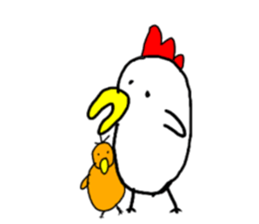 niwasuke & piyoko sticker #10748053