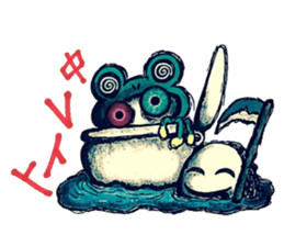 KeroKero Horror box. sticker #10748206