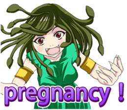 Fairy of April Fool's Day world English sticker #10748497