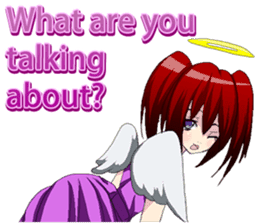 Fairy of April Fool's Day world English sticker #10748503