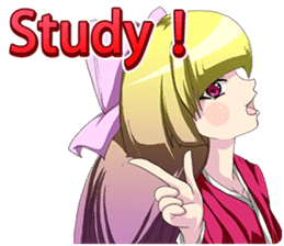 Fairy of April Fool's Day world English sticker #10748506