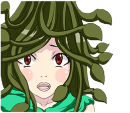 Fairy of April Fool's Day world English sticker #10748509