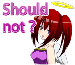 Fairy of April Fool's Day world English sticker #10748511