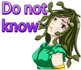 Fairy of April Fool's Day world English sticker #10748513