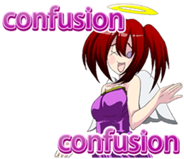 Fairy of April Fool's Day world English sticker #10748515