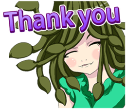 Fairy of April Fool's Day world English sticker #10748525