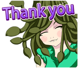 Fairy of April Fool's Day world English sticker #10748525