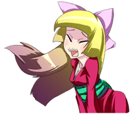 Fairy of April Fool's Day world English sticker #10748526