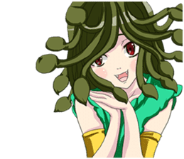 Fairy of April Fool's Day world English sticker #10748529