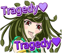 Fairy of April Fool's Day world English sticker #10748533