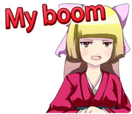 Fairy of April Fool's Day world English sticker #10748534