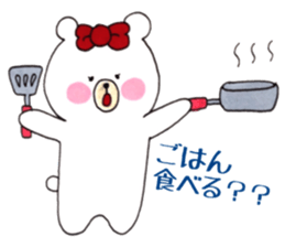 Cute and Active Bear. sticker #10748741