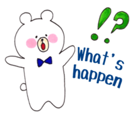 Cute and Active Bear. sticker #10748745