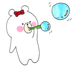 Cute and Active Bear. sticker #10748756