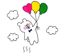 Cute and Active Bear. sticker #10748757