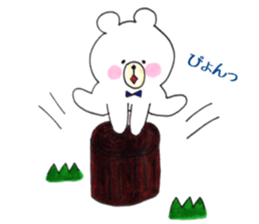 Cute and Active Bear. sticker #10748768