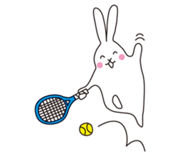 my pace tennis rabbit sticker #10748901