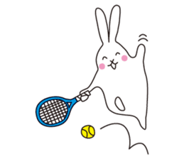 my pace tennis rabbit sticker #10748901