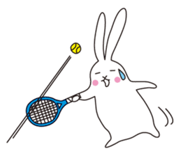 my pace tennis rabbit sticker #10748902