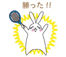 my pace tennis rabbit sticker #10748910