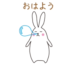 my pace tennis rabbit sticker #10748928
